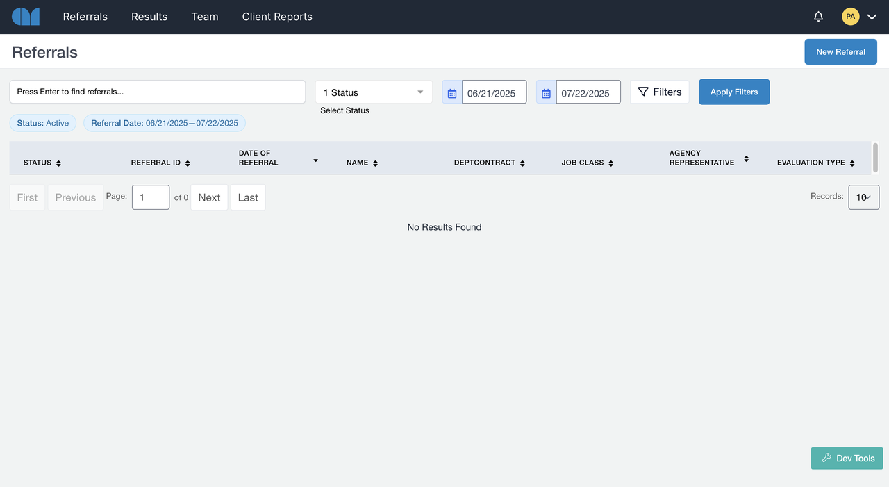 OccuMed Job Analysis Portal screenshot 3
