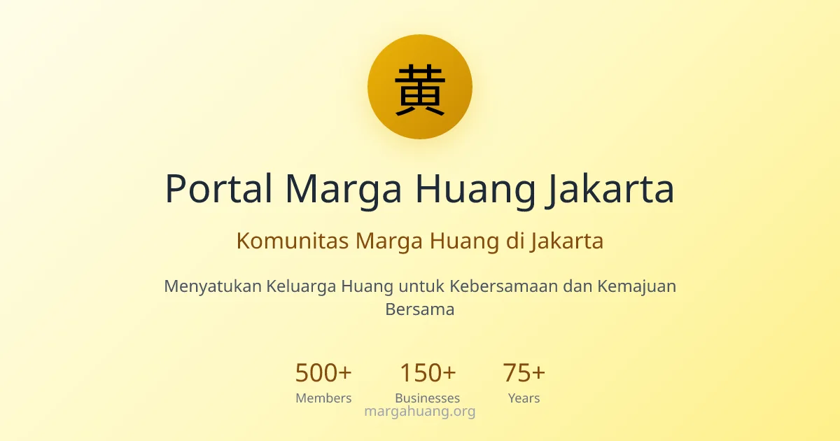 Pemuda Huang Community Platform